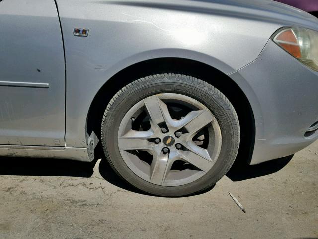 1G1ZH57B58F211409 - 2008 CHEVROLET MALIBU 1LT 银色 照片 9