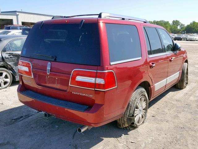 5LMJJ2J5XEEL05838 - 2014 LINCOLN NAVIGATOR წითელი ფოტო 4
