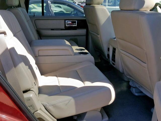 5LMJJ2J5XEEL05838 - 2014 LINCOLN NAVIGATOR წითელი ფოტო 6