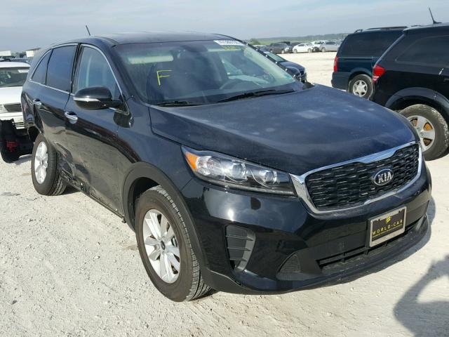 5XYPG4A35KG464862 - 2019 KIA SORENTO LX BLACK photo 1