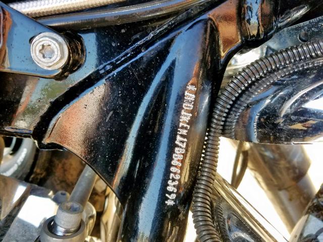 1HD1KEM17BB662369 - 2011 HARLEY-DAVIDSON FLHTK BLACK photo 10