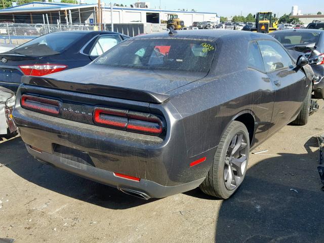 2C3CDZBT0JH294305 - 2018 DODGE CHALLENGER GRAY photo 4