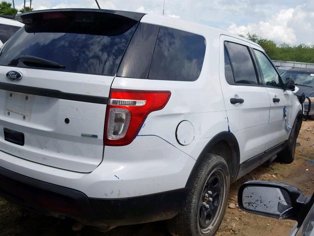 1FM5K8AR3FGB61482 - 2015 FORD EXPLORER P WHITE photo 4