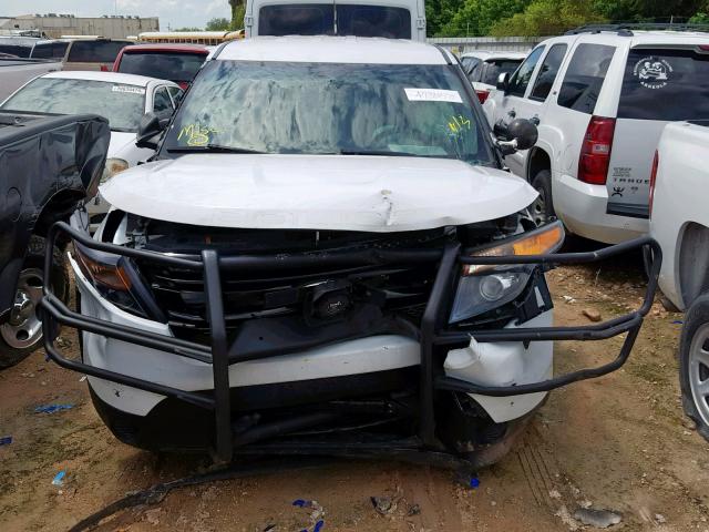 1FM5K8AR3FGB61482 - 2015 FORD EXPLORER P WHITE photo 9