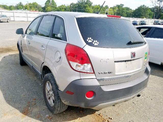 3GSCL33P68S634565 - 2008 SATURN VUE XE SILVER photo 3