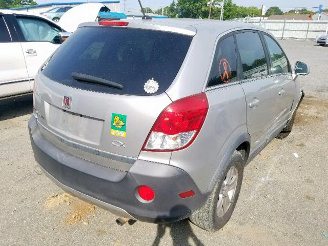 3GSCL33P68S634565 - 2008 SATURN VUE XE SILVER photo 4