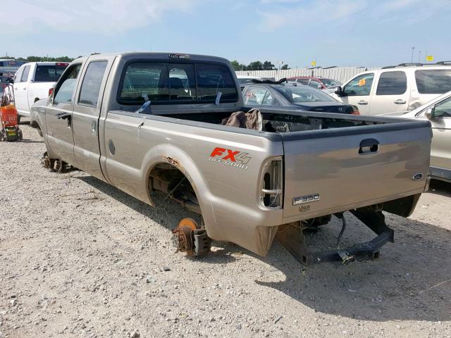 1FTWW31P15EA89609 - 2005 FORD F350 SRW S TAN photo 3