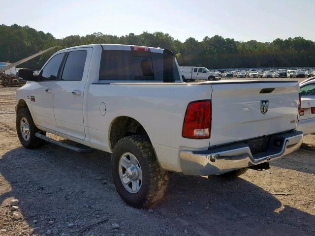 3C6UD5DL1CG111574 - 2012 DODGE RAM 2500 S WHITE photo 3