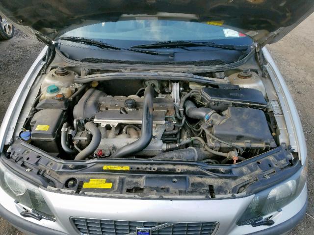 YV1RS53D542391373 - 2004 VOLVO S60 T5 SILVER photo 7