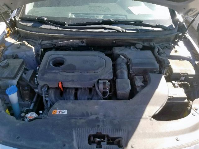 5NPE34AF7FH053944 - 2015 HYUNDAI SONATA SPO GRAY photo 7