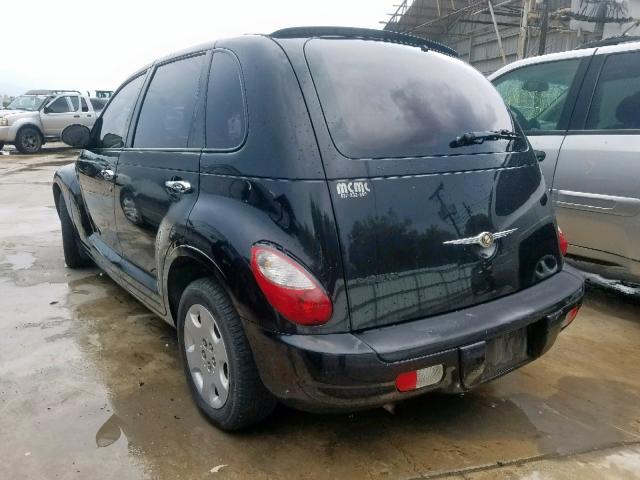 3A8FY48B78T229492 - 2008 CHRYSLER PT CRUISER BLACK photo 3