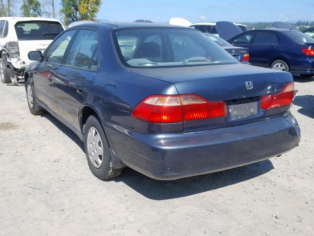 1HGCF8549WA021522 - 1998 HONDA ACCORD DX BLUE photo 3