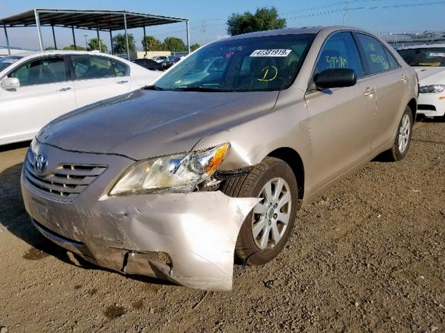 4T4BE46K39R096840 - 2009 TOYOTA CAMRY BASE GOLD photo 2