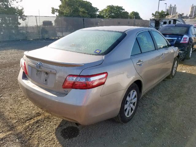 4T4BE46K39R096840 - 2009 TOYOTA CAMRY BASE GOLD photo 4