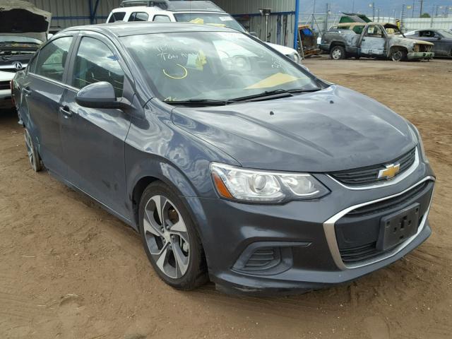 1G1JF5SB4H4127202 - 2017 CHEVROLET SONIC PREM CHARCOAL photo 1