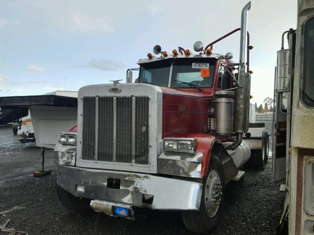 1XP5DB9X1ND321923 - 1992 PETERBILT 379 BURGUNDY photo 2