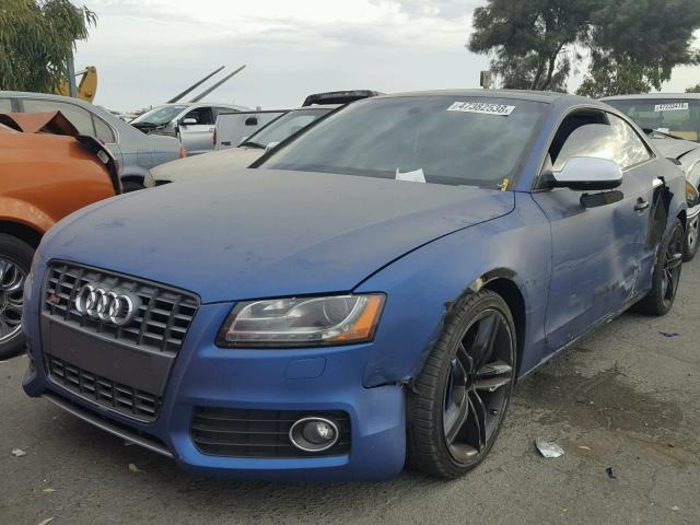 WAUCVAFR0BA070179 - 2011 AUDI S5 PREMIUM BLUE photo 2