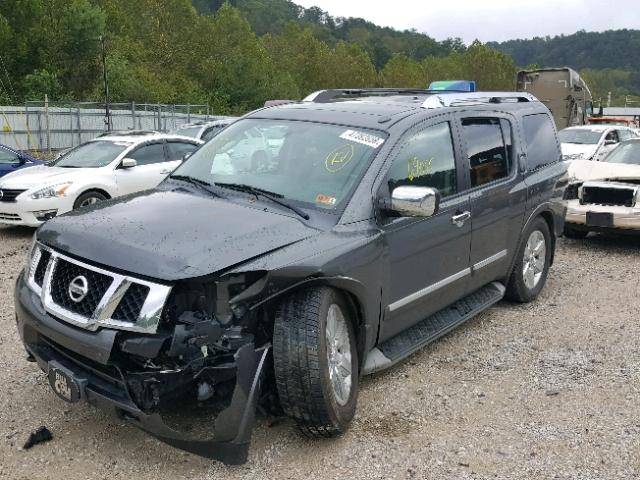 5N1AA0NC1CN600890 - 2012 NISSAN ARMADA SV CHARCOAL photo 2