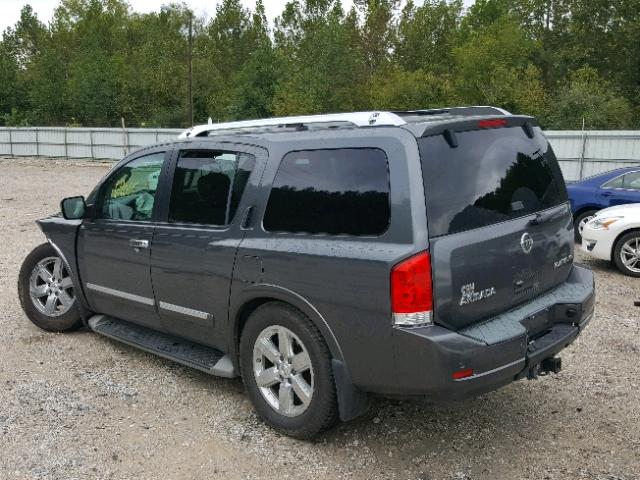 5N1AA0NC1CN600890 - 2012 NISSAN ARMADA SV CHARCOAL photo 3