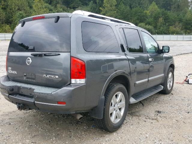 5N1AA0NC1CN600890 - 2012 NISSAN ARMADA SV CHARCOAL photo 4