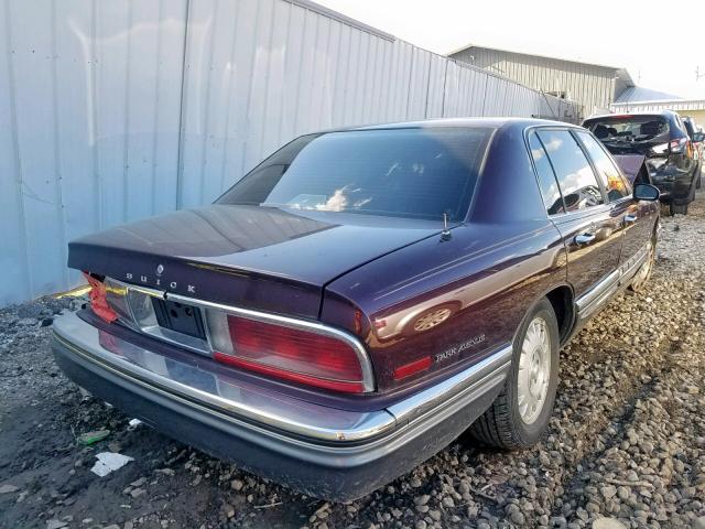 1G4CU5315P1630275 - 1993 BUICK PARK AVENU PURPLE photo 4