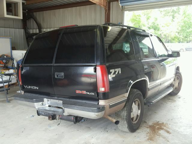 1GKEK13R3TJ733047 - 1996 GMC YUKON BLACK photo 4