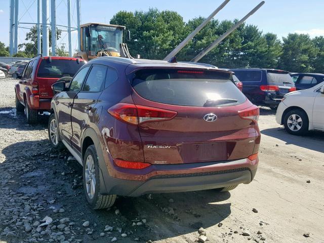 KM8J3CA47HU583455 - 2017 HYUNDAI TUCSON LIM RED photo 3