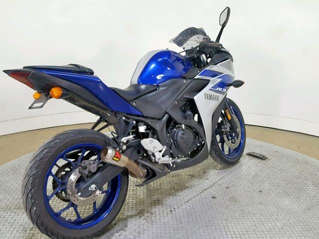 MH3RH06Y3FK006936 - 2015 YAMAHA YZFR3 BLUE photo 8