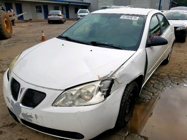 1G2ZF55B564214226 - 2006 PONTIAC G6 SE WHITE photo 2