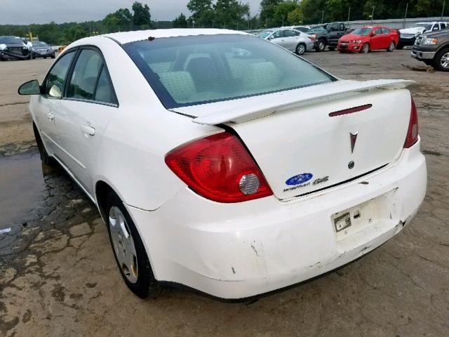 1G2ZF55B564214226 - 2006 PONTIAC G6 SE WHITE photo 3