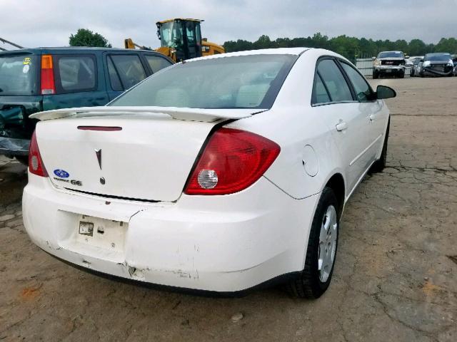 1G2ZF55B564214226 - 2006 PONTIAC G6 SE WHITE photo 4