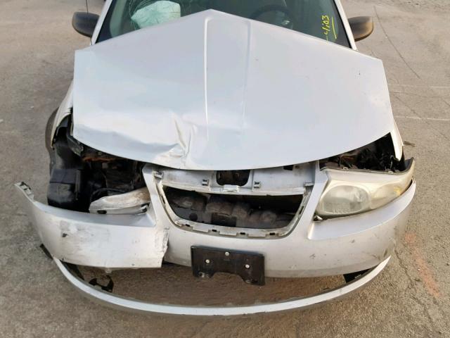1G8AG52F65Z140419 - 2005 SATURN ION LEVEL SILVER photo 7