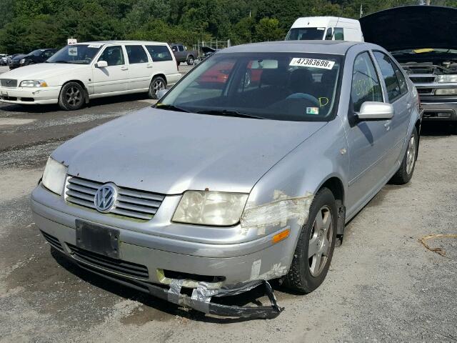 3VWSK69M41M101243 - 2001 VOLKSWAGEN JETTA GLS SILVER photo 2