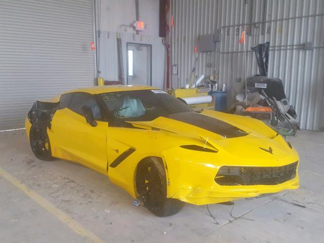 1G1YK2D70F5113242 - 2015 CHEVROLET CORVETTE S YELLOW photo 1