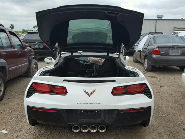 1G1YL2D74E5119993 - 2014 CHEVROLET CORVETTE S WHITE photo 10