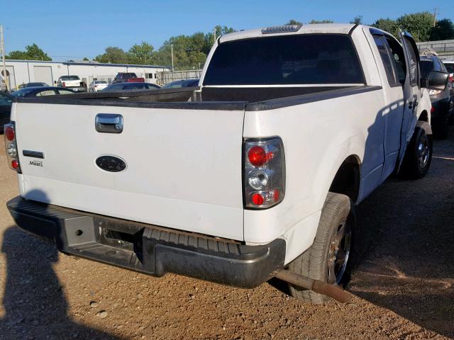 1FTRX12WX6KC90092 - 2006 FORD F150 WHITE photo 4