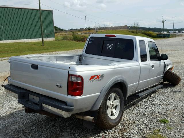 1FTZR45EX4PA24439 - 2004 FORD RANGER SUP SILVER photo 4