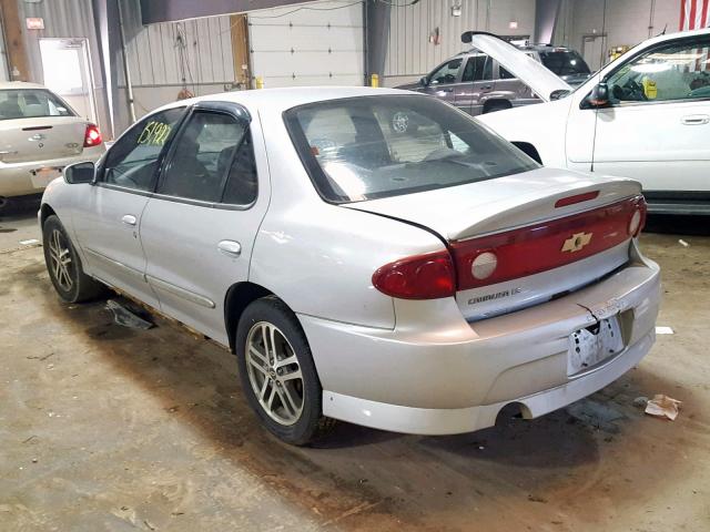 1G1JH54F147199977 - 2004 CHEVROLET CAVALIER L GRAY photo 3