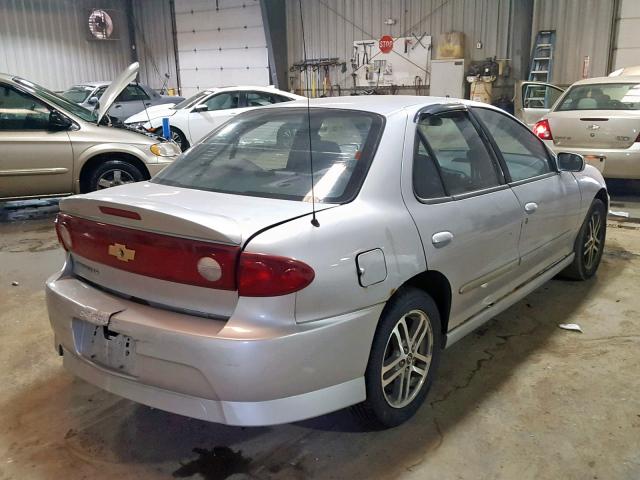 1G1JH54F147199977 - 2004 CHEVROLET CAVALIER L GRAY photo 4