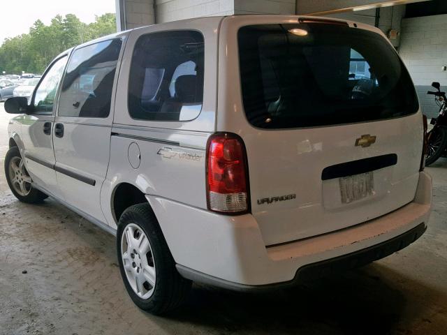 1GBDV13158D149493 - 2008 CHEVROLET UPLANDER I WHITE photo 3