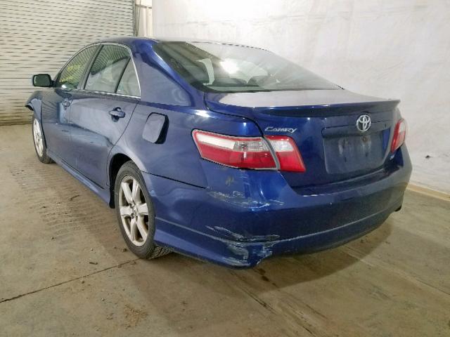 4T1BE46K58U241563 - 2008 TOYOTA CAMRY CE BLUE photo 3