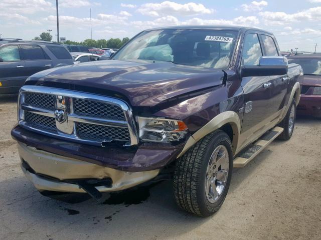 1C6RD7PTXCS185016 - 2012 DODGE RAM 1500 L TWO TONE photo 2