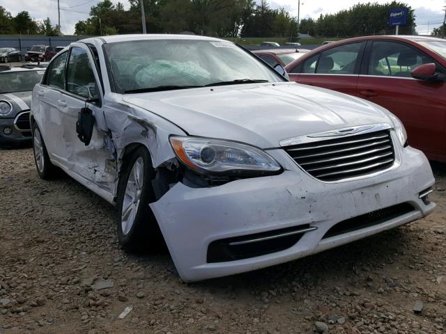 1C3CCBAB7CN295268 - 2012 CHRYSLER 200 LX WHITE photo 1