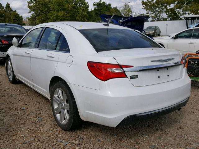 1C3CCBAB7CN295268 - 2012 CHRYSLER 200 LX WHITE photo 3