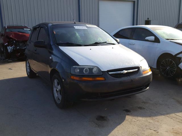 KL1TG66676B636166 - 2006 CHEVROLET AVEO LT CHARCOAL photo 1