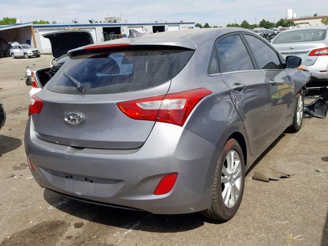 KMHD35LE0DU036956 - 2013 HYUNDAI ELANTRA GT SILVER photo 4