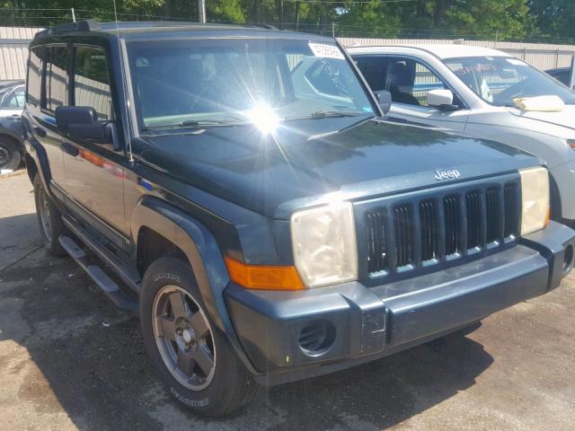 1J8HH48K66C202155 - 2006 JEEP COMMANDER მწვანე ფოტო 1