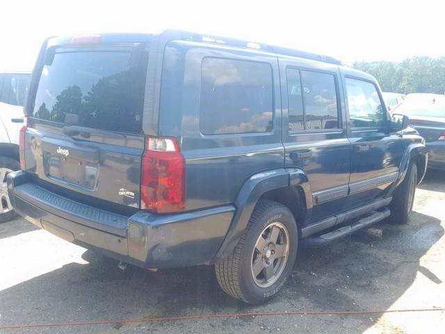 1J8HH48K66C202155 - 2006 JEEP COMMANDER მწვანე ფოტო 4