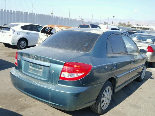 KNADC125X36259889 - 2003 KIA RIO GREEN photo 4