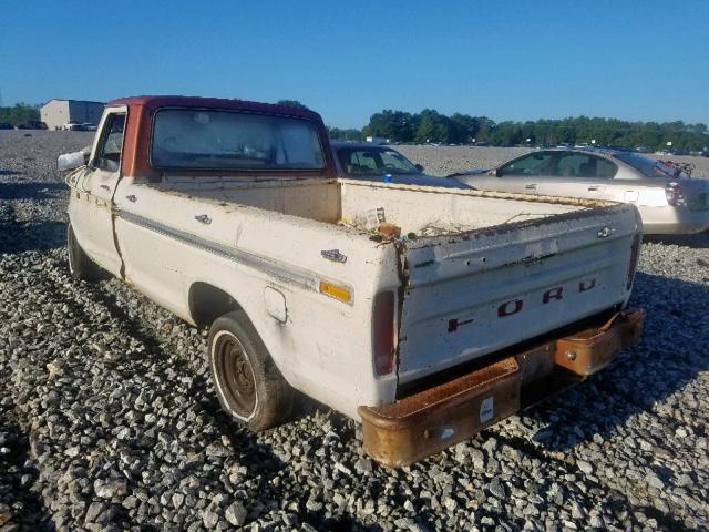 F10GNZ04964 - 1977 FORD CONVENTION WHITE photo 3